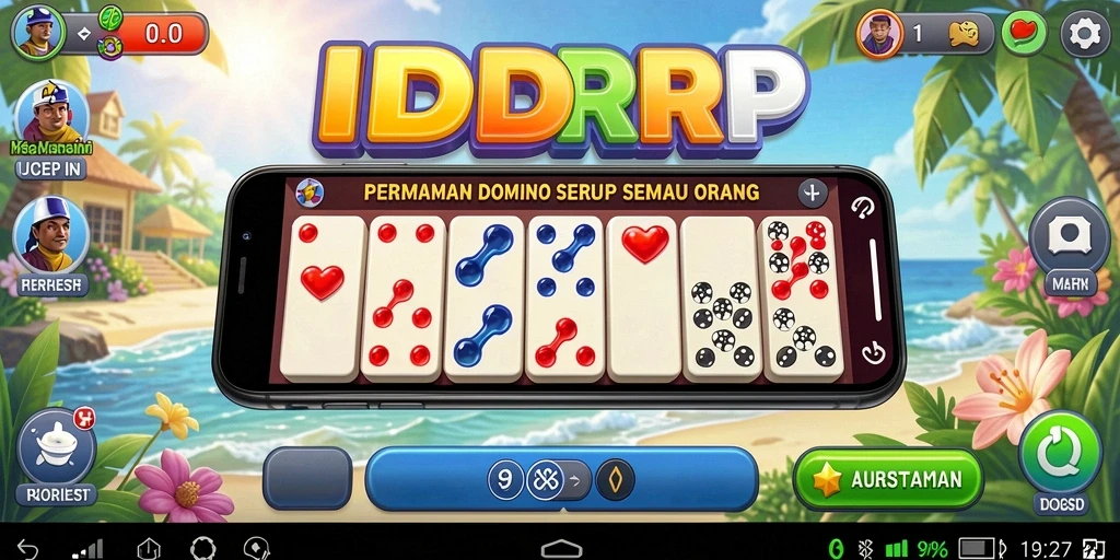 Tampilan gameplay seru dan interaktif dalam permainan Domino IDRRP.