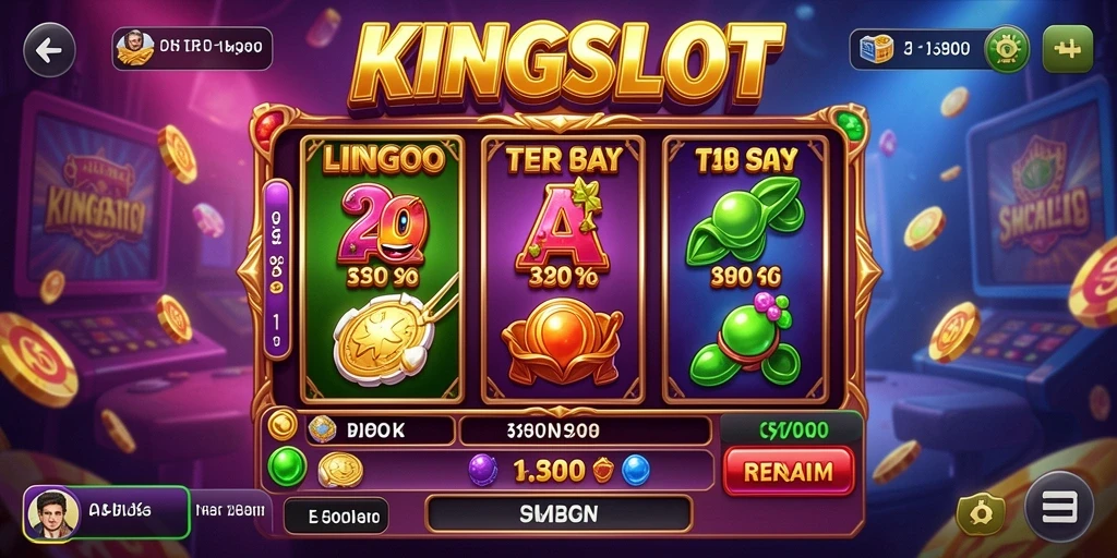Tampilan menarik dari KINGSLOT dalam gameplay slot yang menyenangkan.