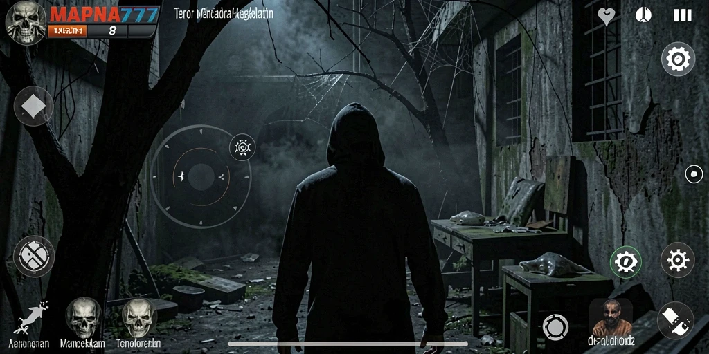 Screenshot yang menunjukkan gameplay menakutkan dari MAPNA777.