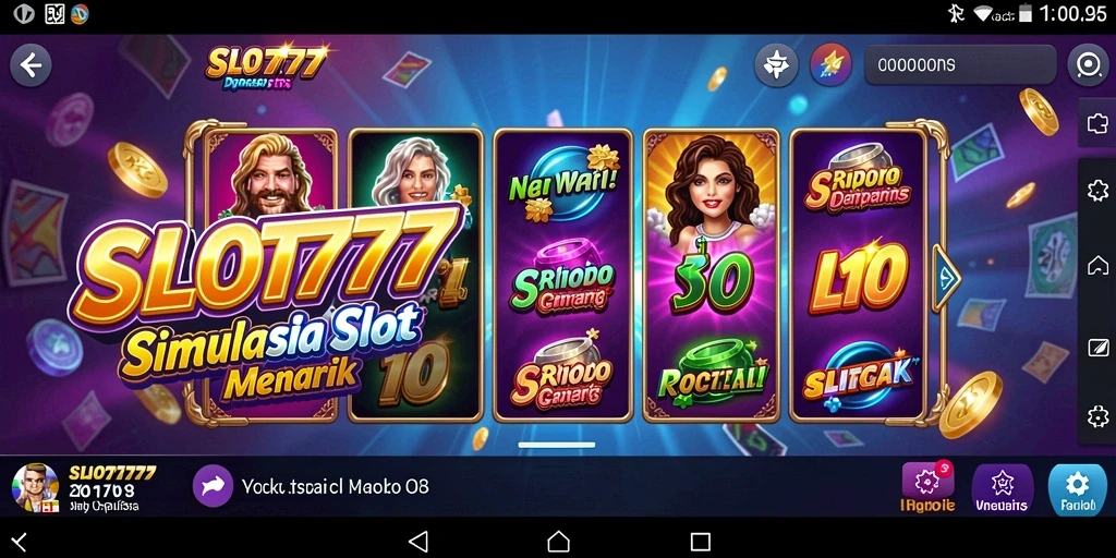 Tampilan gameplay yang menarik dan mengasyikkan dari SLOT777.