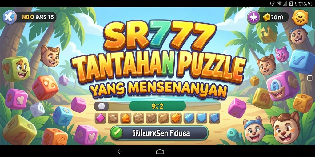 Gameplay interaktif dan seru dari SR777 yang menantang teka-teki.